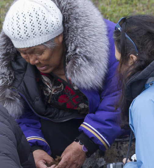 indigenous woman in a jacket