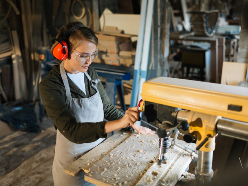 image of a carpenter at work