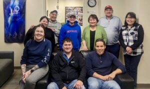 group photo of project proponents for inuvialuit skills matrix project