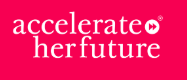 Accelerate her future logo