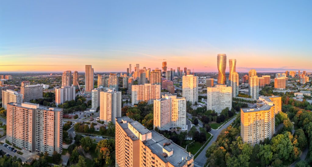 Skyline of Mississauga, Ontario, Canada