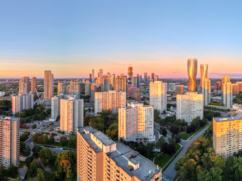 Skyline of Mississauga, Ontario, Canada