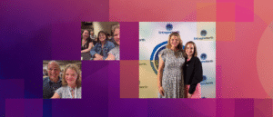 Headre image with pictures of Tricia Williams at Entreprenorth event.